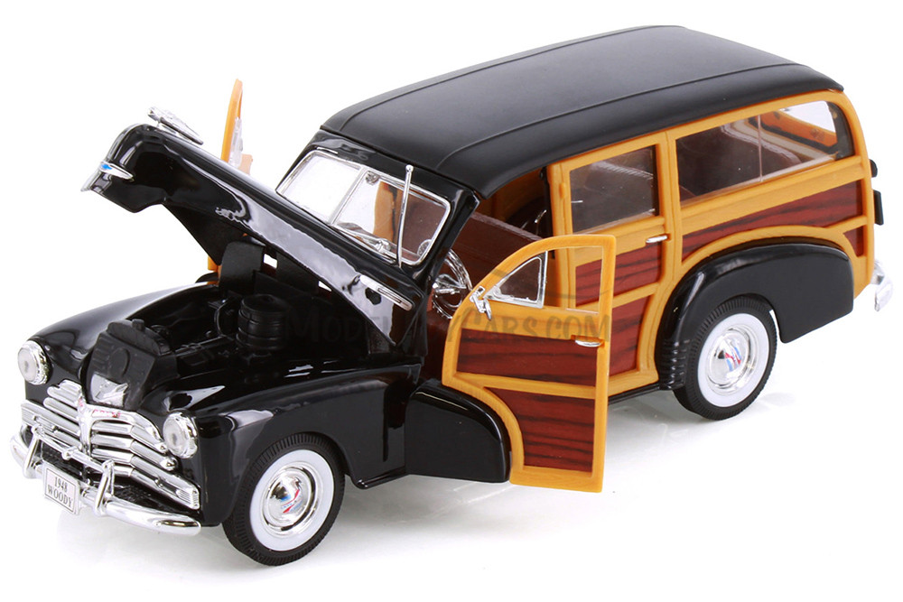 1948 Chevy Fleetmaster, Black - Showcasts® 22083 - 1/24 scale Diecast Model Toy Car (No Box)