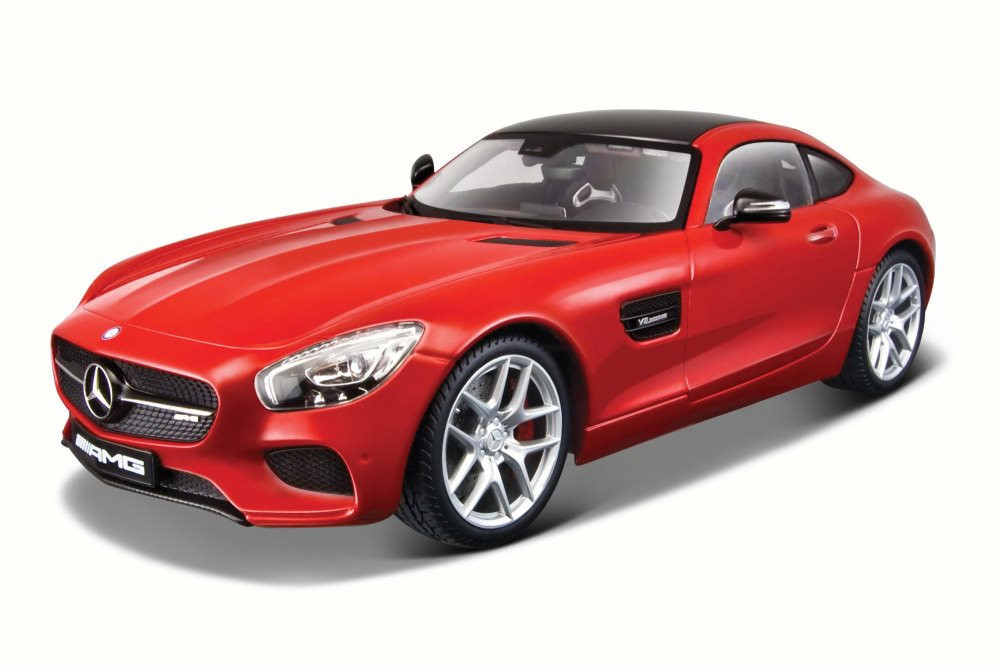Mercedes-Benz AMG GT Hardtop, Red - Maisto 38131R/6 - 1/18 scale