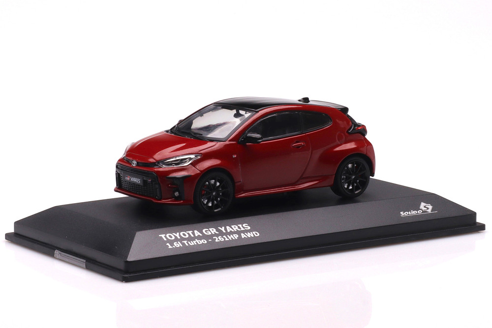 2020 Toyota Yaris GR 1.6l Turbo, Karmina Red - Solido S4311102 - 1