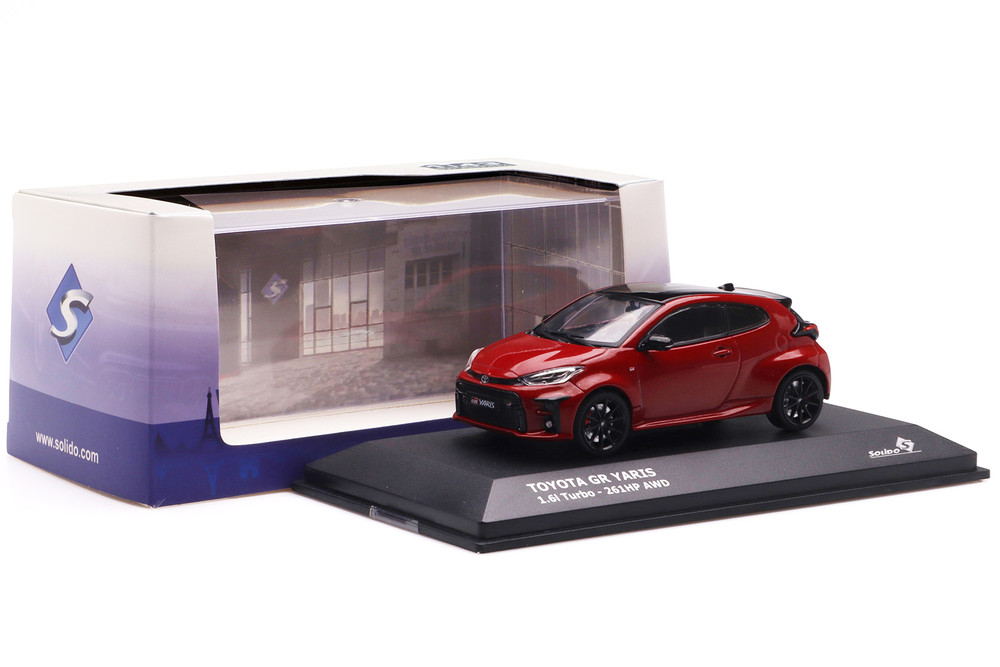 2020 Toyota Yaris GR 1.6l Turbo, Karmina Red - Solido S4311102 - 1