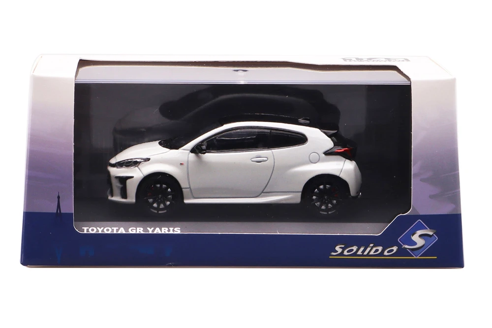 2020 Toyota Yaris GR 1.6l Turbo, Plain White - Solido S4311101 - 1/43 Scale Diecast Model Toy Car