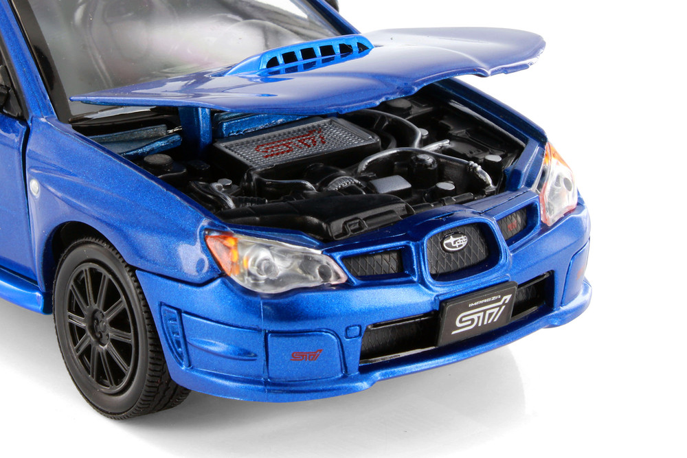 Subaru Impreza WRX STI Hardtop, Asstd. - Showcasts 77330D - Set of 4 1/24 Scale Diecast Model Cars