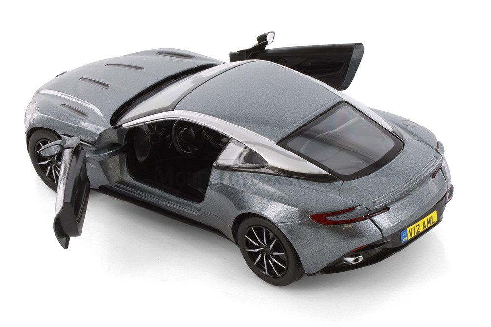 Aston Martin DB11 Hard Top, Gray - Showcasts 71345D - 1/24 Scale Diecast Model Toy Car (1 Car, No Box)