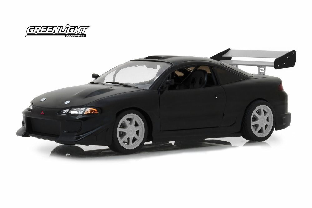 三菱 エクリプス 1995 1/18 1995 Mitsubishi Eclipse, Black - Greenlight 19040 - 1/18 Scale