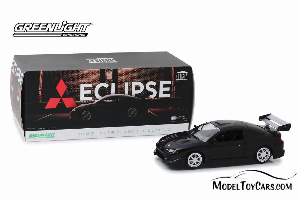 三菱 エクリプス 1995 1/18 1995 Mitsubishi Eclipse, Black - Greenlight 19040 - 1/18 Scale