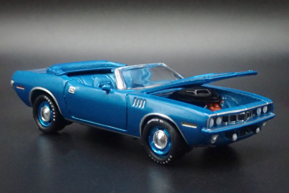 1971 Plymouth Barracuda Convertible, Blue Fire Metallic - JLSP375