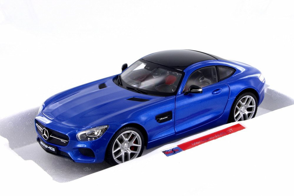 Mercedes-Benz AMG GT, Blue - Maisto 38131BL - 1/18 Scale Diecast Model Toy Car