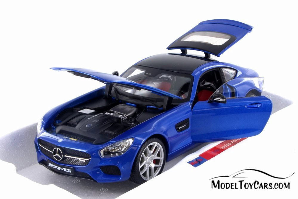 Mercedes-Benz AMG GT, Blue - Maisto 38131BL - 1/18 Scale Diecast Model Toy Car