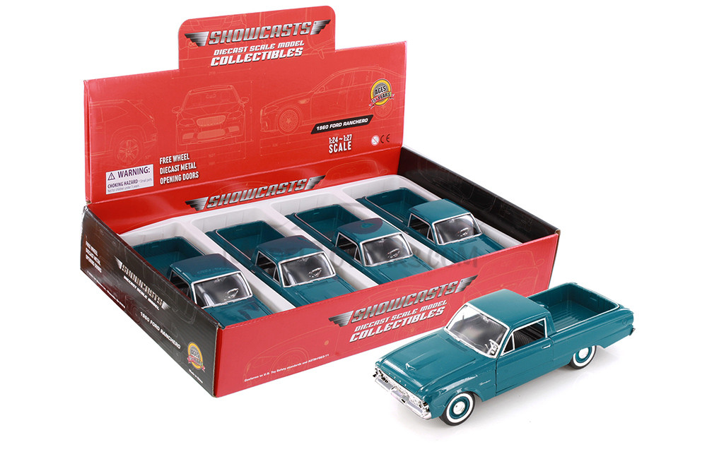 1960 Ford Ranchero, Green - Showcasts 77321D - 1/24 Scale Diecast Model Toy Car (1 Car, No Box)