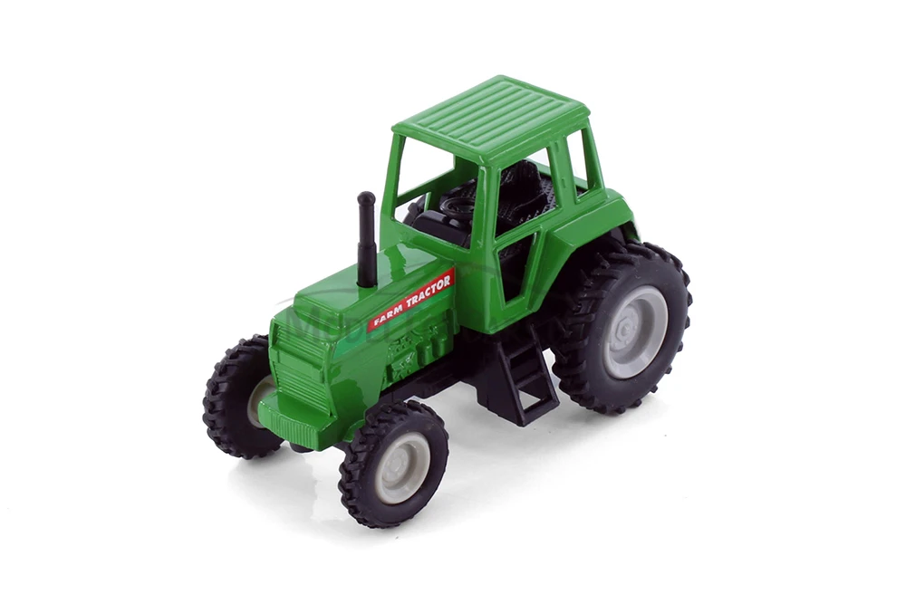 Box of 12 Farm Tractor, Green - Showcasts 9661GD - 4" Scale Diecast Model Toy Cars