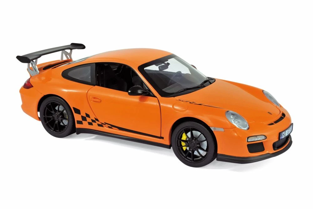 2010 Porsche 911 GT3 RS Hardtop, Orange - Norev 187562 - 1/18