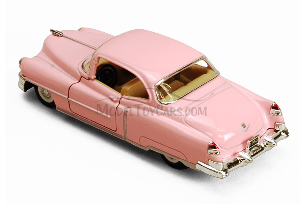 1953 Cadillac Series 62 Hard Top, Pink - Kinsmart 5339PK - 1/43 Scale Diecast Model Replica
