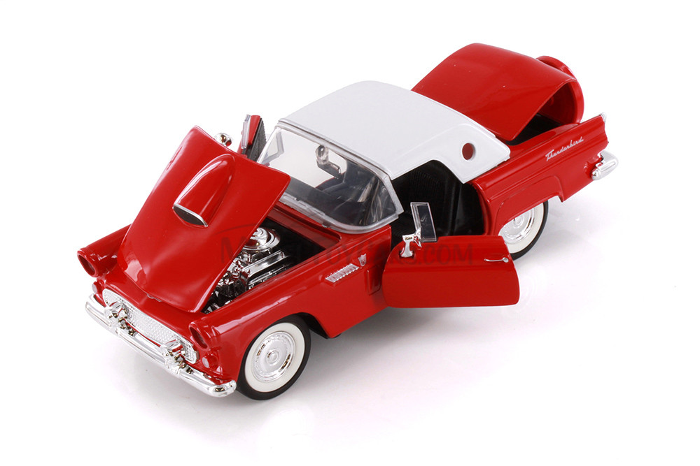 1956 Ford Thunderbird, Red - Showcasts 77312D - 1/24 Scale Diecast