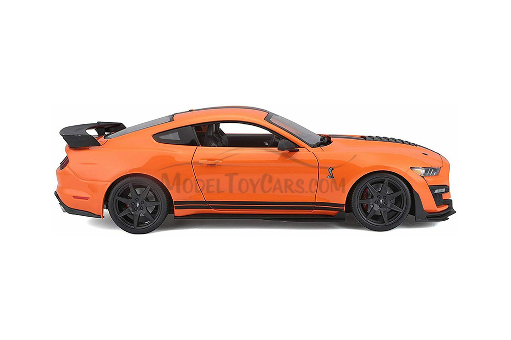 2020 Ford Mustang Shelby GT500 Hardtop, Orange - Showcasts 38532OR - 1/24 Scale Diecast Model Car