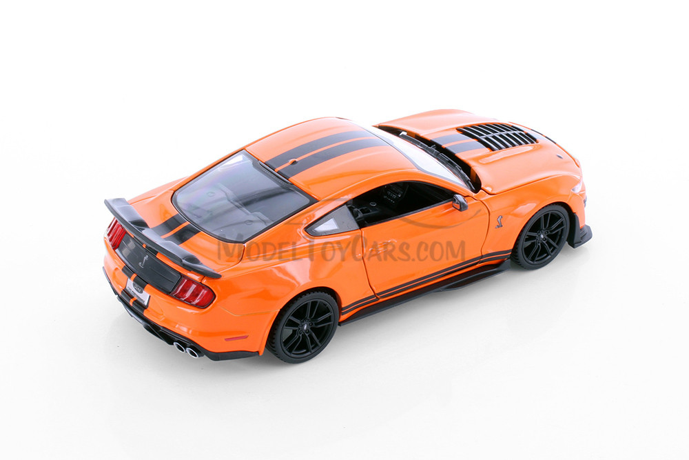 2020 Ford Mustang Shelby GT500 Hardtop, Orange - Showcasts 38532OR - 1/24 Scale Diecast Model Car
