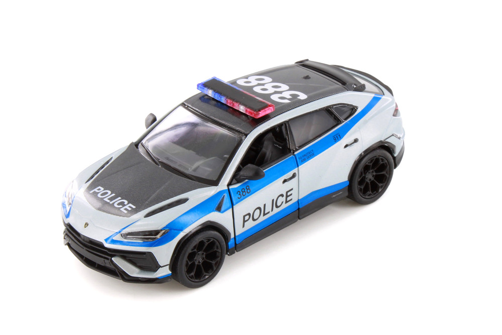 Box of 12 Lamborghini Urus Performante Police/Firefighter Asstd, Kinsmart 5447DPR - 1/40 Scale Cars