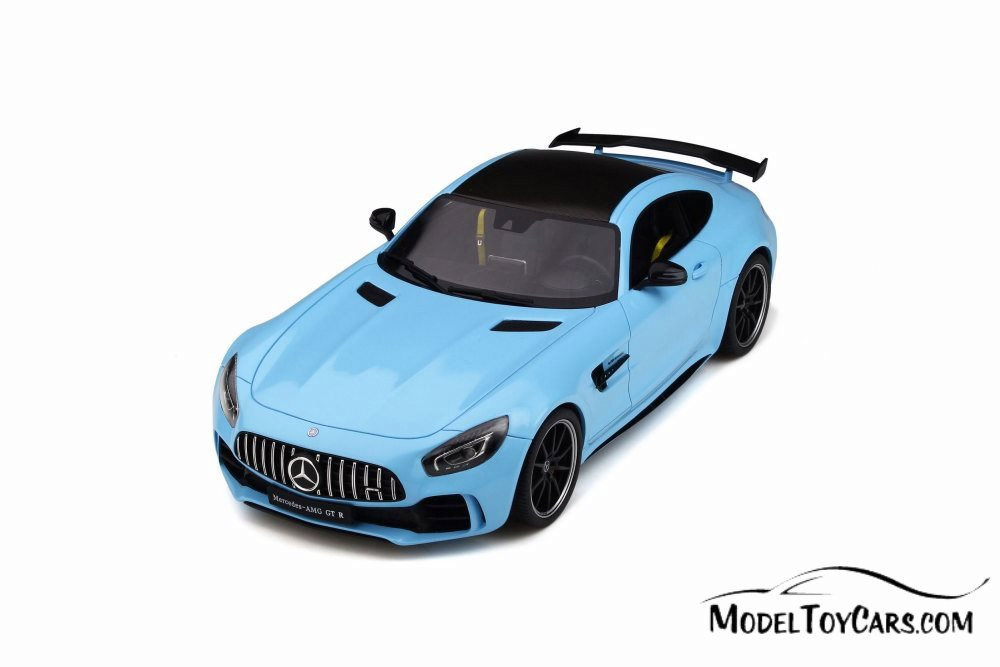 2019 Mercedes-Benz AMG GT-R, Light Blue - GT Spirit GT787 - 1/18 scale Resin Model Toy Car