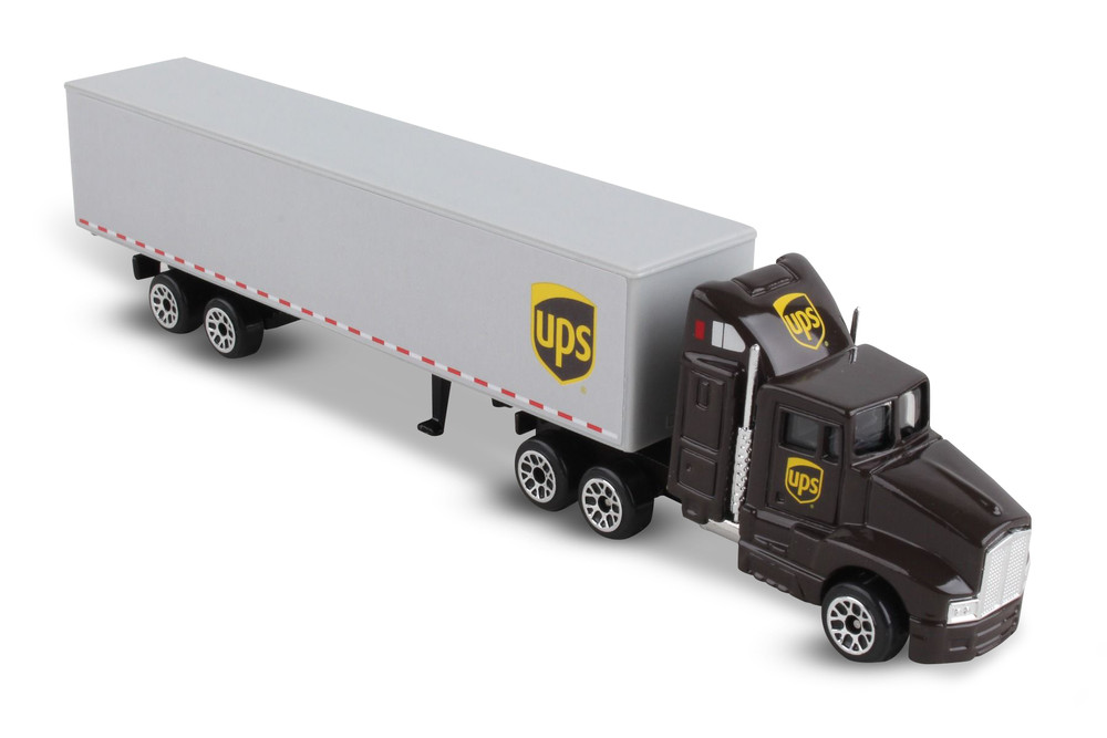 Scale Diecast Tractor Trailers UPS Tractor Trailer, Brown Daron - Main Image