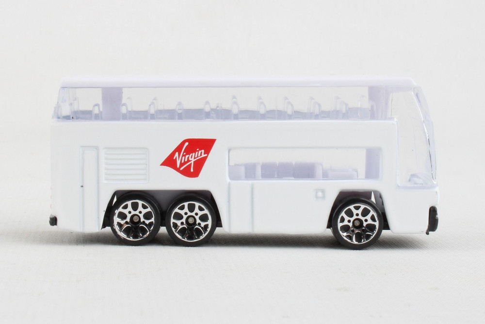 Virgin Atlantic Airways Airport Playset, White - Daron RT1701 - 1/64 Scale Diecast Car and Plane