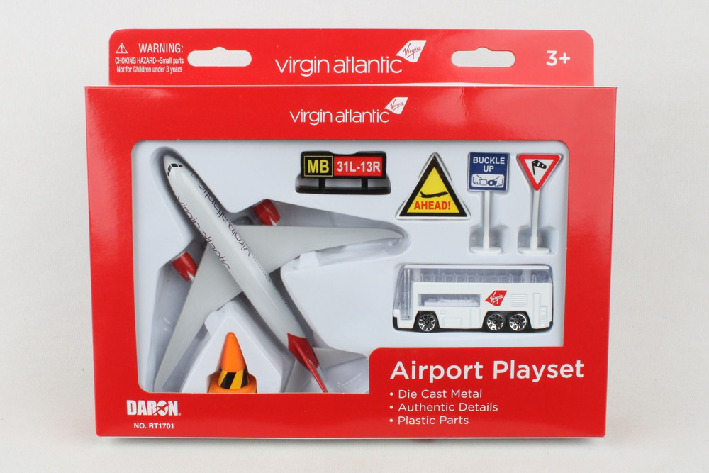 Virgin Atlantic Airways Airport Playset, White - Daron RT1701 - 1