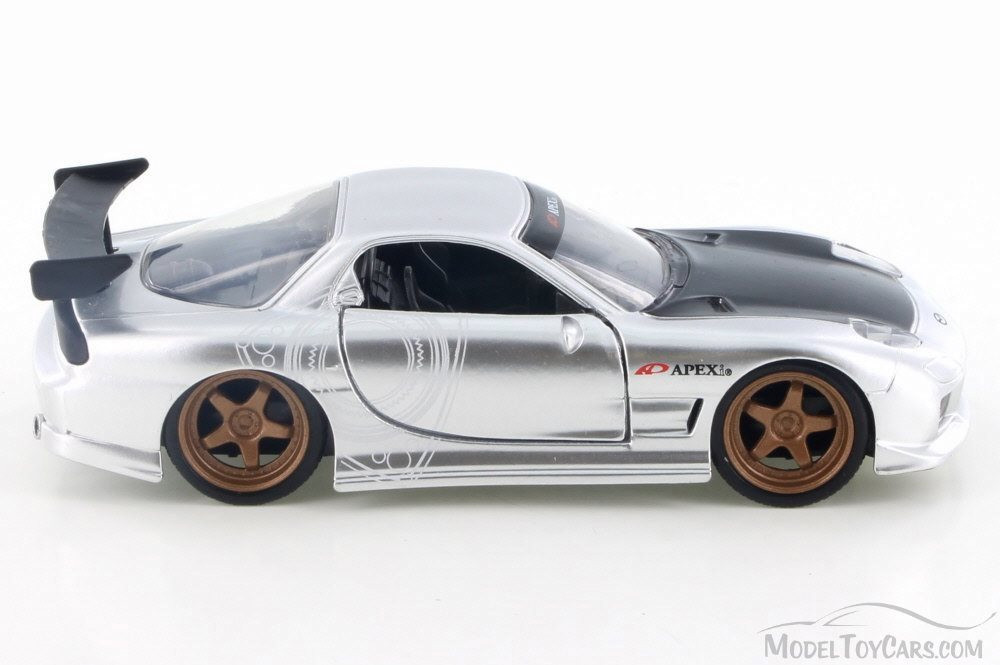 1993 Mazda RX-7 Hard Top, Silver - Jada 98563 - 1/32 Scale Diecast
