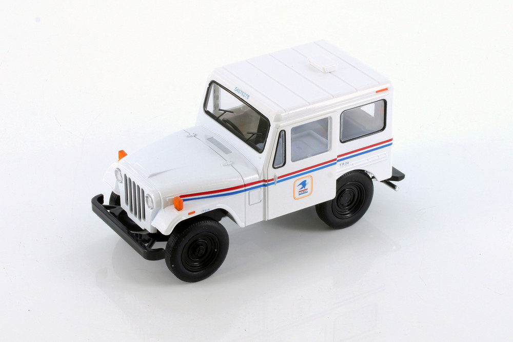Box of 12 Kinsmart 1971 Jeep DJ-5B USPS Diecast Car Set - 1/26 scale Diecast Model Cars