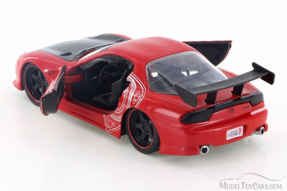 1993 Mazda RX-7 Hard Top, Red - Jada 98563 - 1/32 Scale Diecast Model Toy  Car