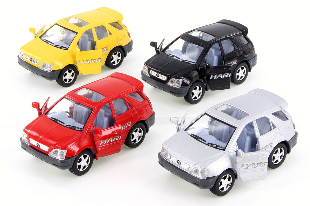 Box of 12 Toyota Harrier, Assortment - Kinsmart 4008D - 4