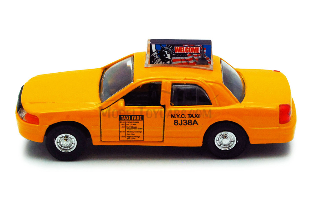 Box of 12 NYC Modern Taxi Cab, Yellow - Showcasts 9989DNY - 5