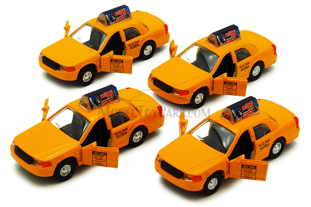 Box of 12 NYC Modern Taxi Cab, Yellow - Showcasts 9989DNY - 5