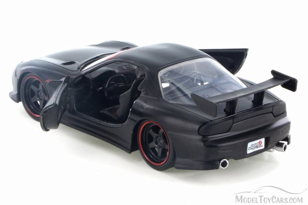 1993 Mazda RX-7 Hard Top, Black - Jada 98563 - 1/32 Scale Diecast