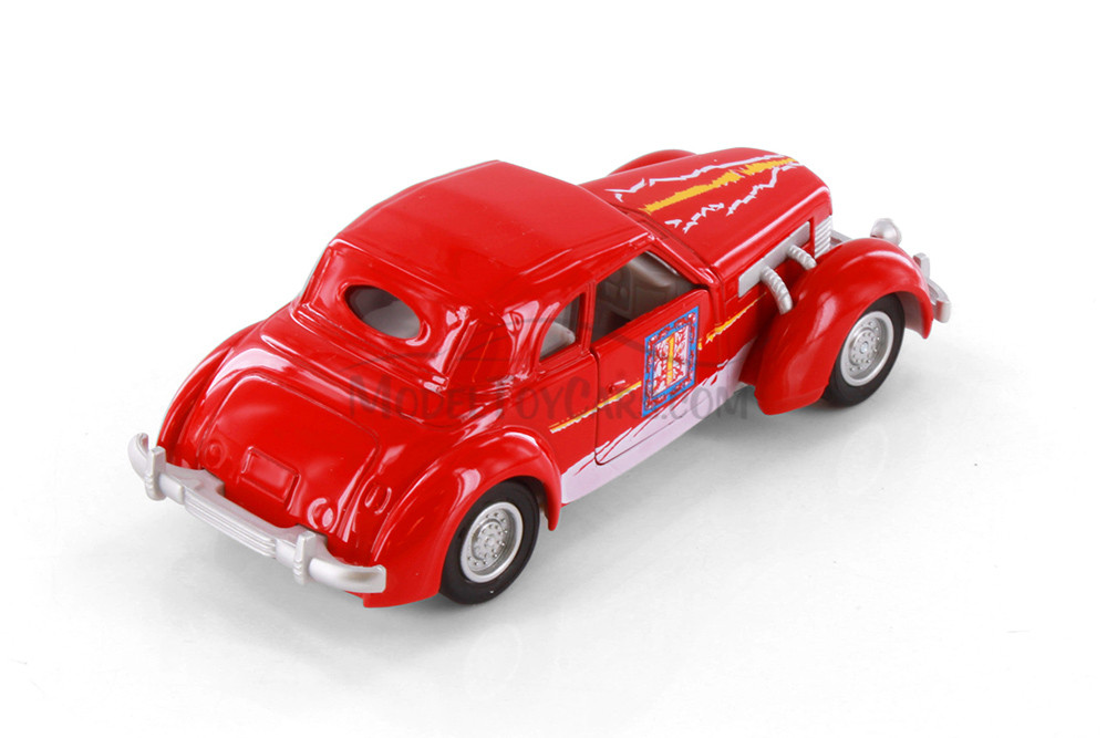 Shaking Sedan, Red - Showcasts 521/3D - 5" Scale Diecast Model Toy Car