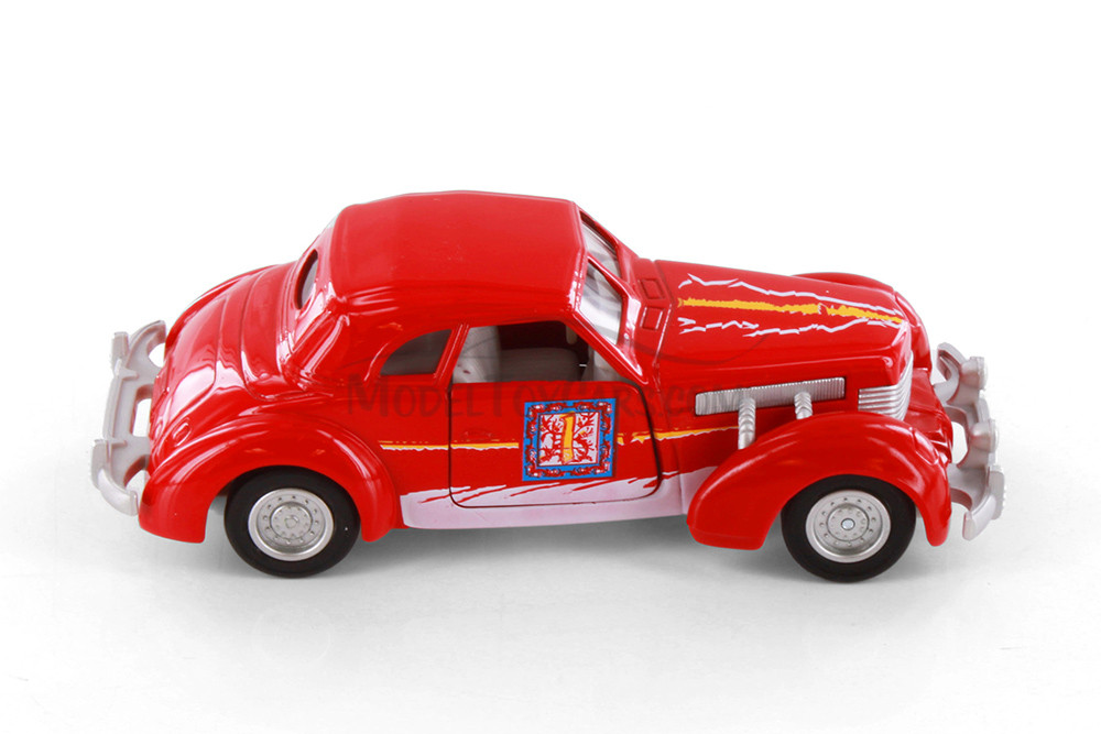 Shaking Sedan, Red - Showcasts 521/3D - 5" Scale Diecast Model Toy Car