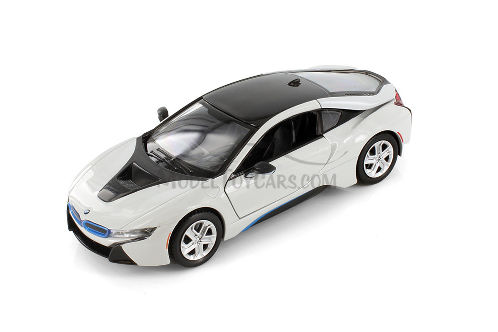 2018 BMW i8 Coupe Hardtop, White - Showcasts 79359WT - 1/24 scale Diecast Model Toy Car