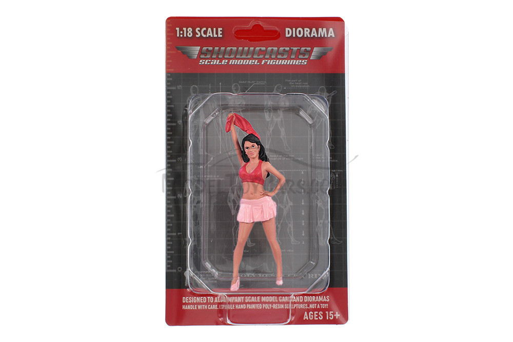 Figure 18 Series 2 Figure 2, Pink/Red - Showcasts AD-18902 - 1/18 Scale Resin Diorama Figurine