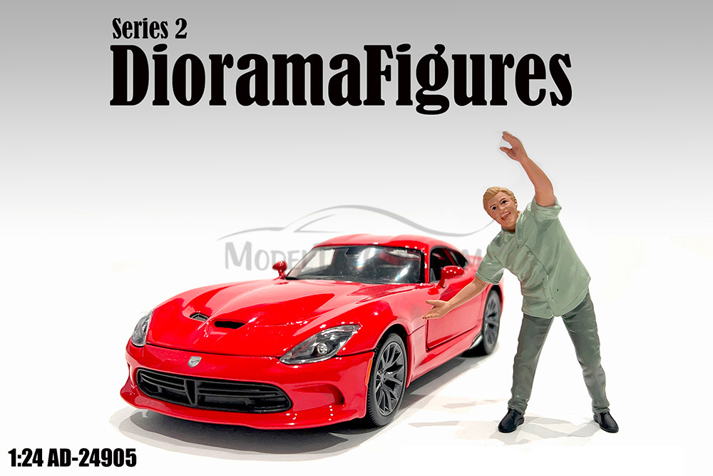 Figure 24 Series 2 Figure 5, Green - Showcasts AD-24905 - 1/24 Scale Resin Diorama Figurine
