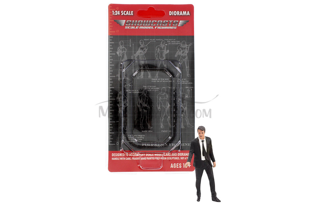 Gentlemen's Club Figure 3, Black - Showcasts AD-24803 - 1/24 Scale Resin Diorama Figurine