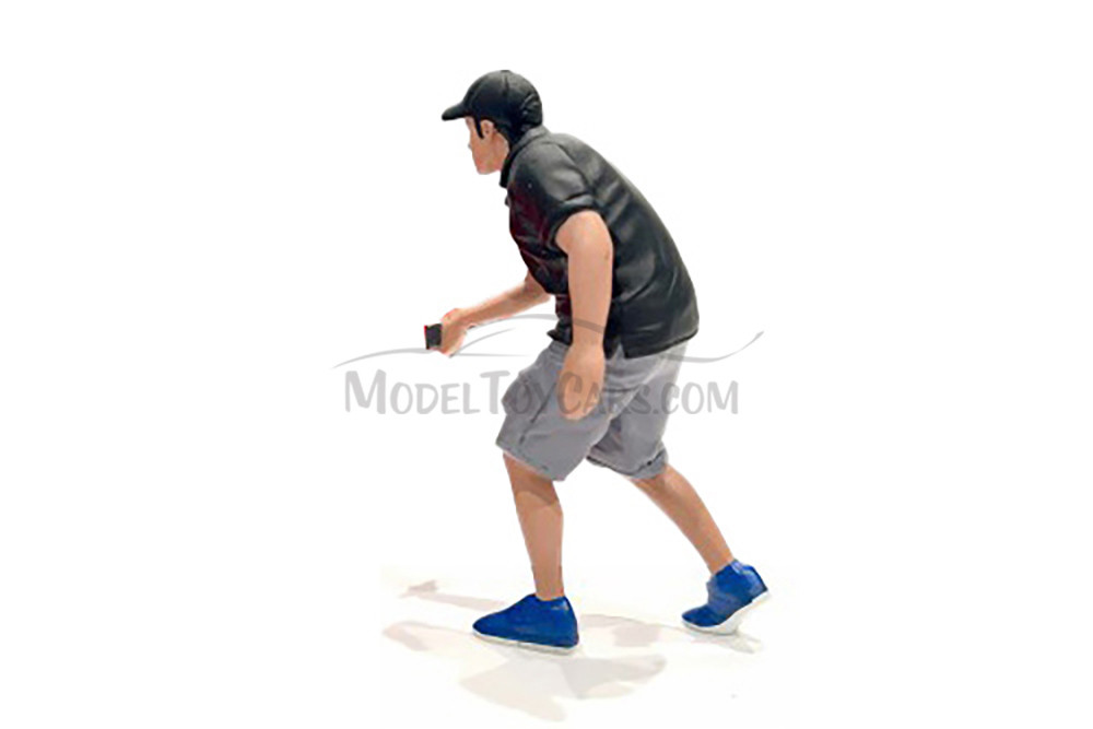 Figure 24 Series 2 Figure 4, Gray/Black - Showcasts AD-24904 - 1/24 Scale Resin Diorama Figurine