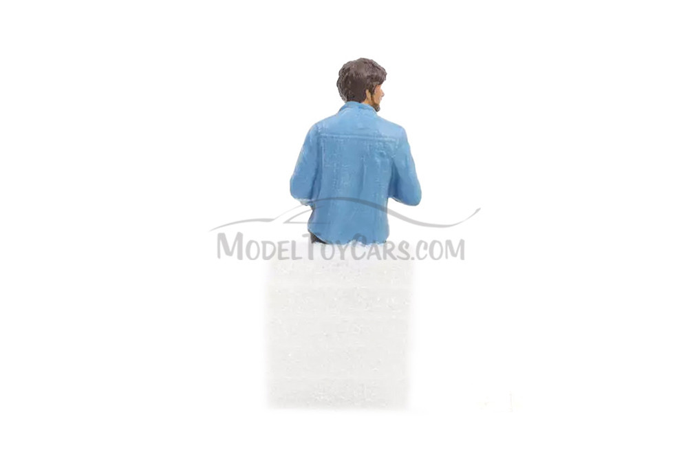 Gentlemen's Club Figure 6, Blue/Black/White, Showcasts AD-24806 - 1/24 Scale Resin Diorama Figurine