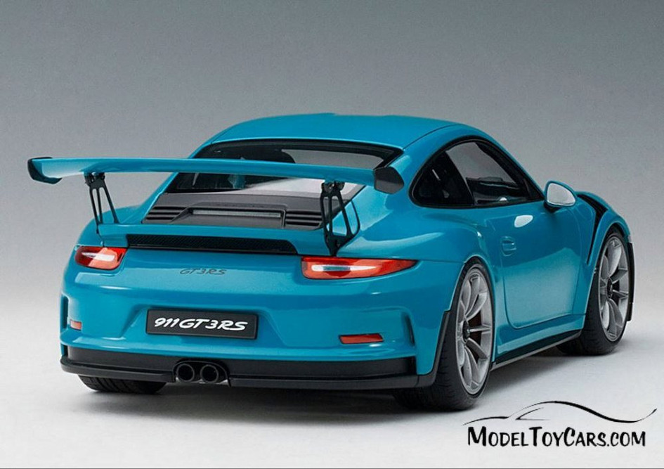 Porsche 911 (991) GT3 RS, Miami Blue - AUTOart 78167 - 1/18