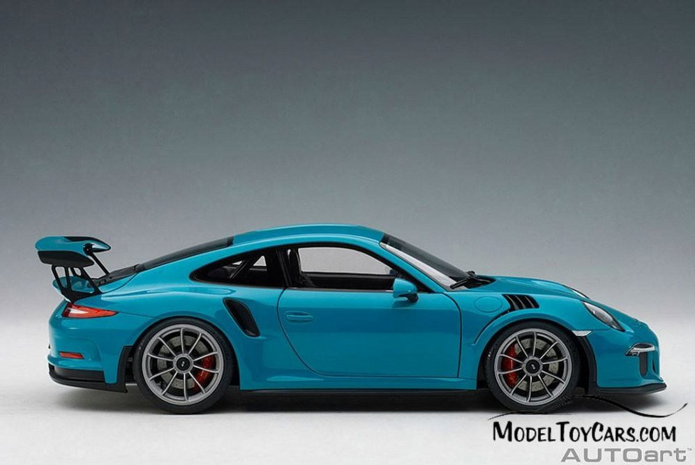 Porsche 911 (991) GT3 RS, Miami Blue - AUTOart 78167 - 1/18 scale