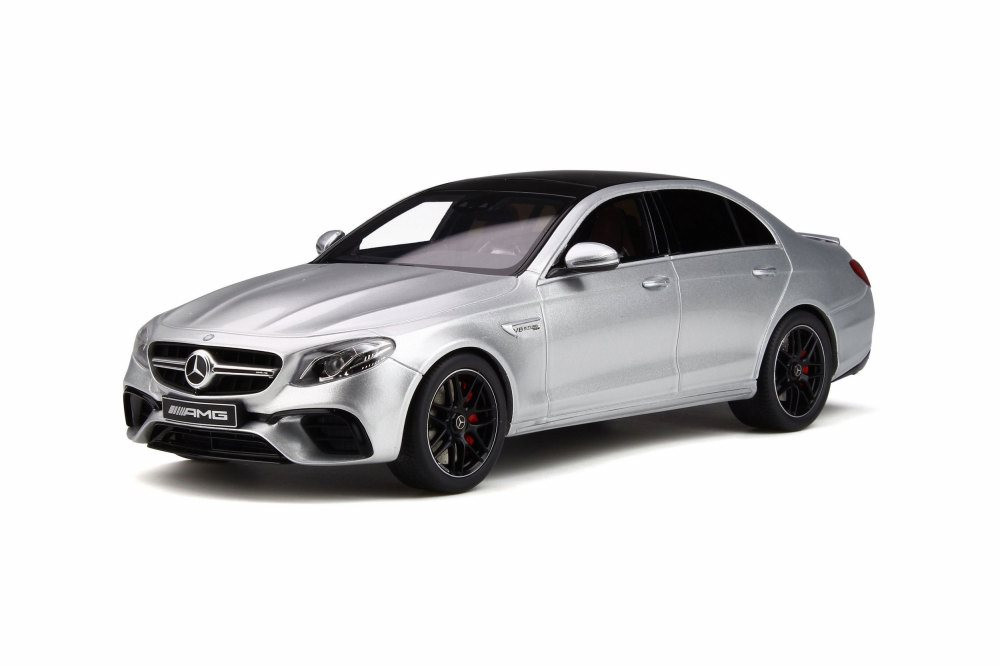 2017 Mercedes-Benz AMG E 63 S, Silver with Black roof - GT Spirit GT230 -  1/18 scale Resin Model Toy Car