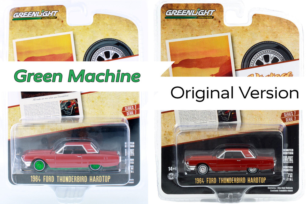 CHASE CAR Green Machine - 1964 Ford Thunderbird, Red