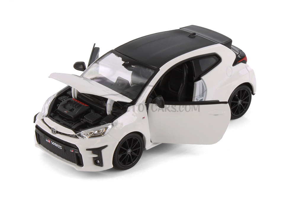 2021 Toyota GR Yaris, White - Showcasts 38909WT - 1/24 Scale