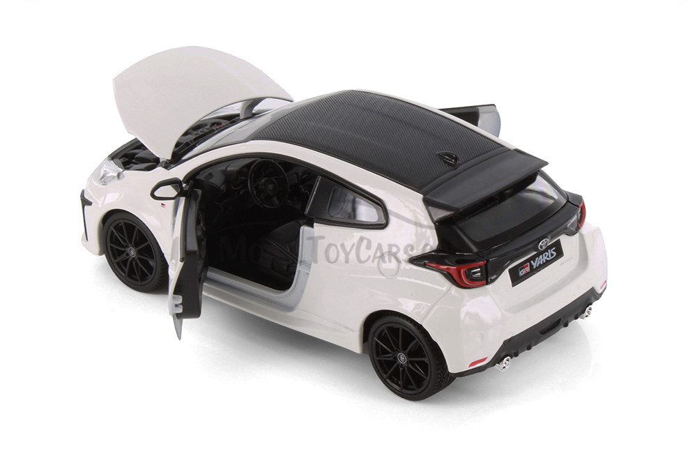 2021 Toyota GR Yaris, White - Showcasts 38909WT - 1/24 Scale