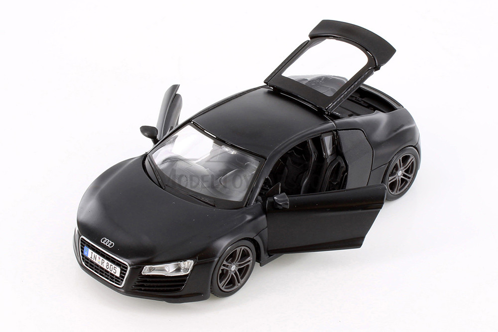 Audi R8 Hard Top, Matte Black - Showcasts 38281BK - 1/24 Scale