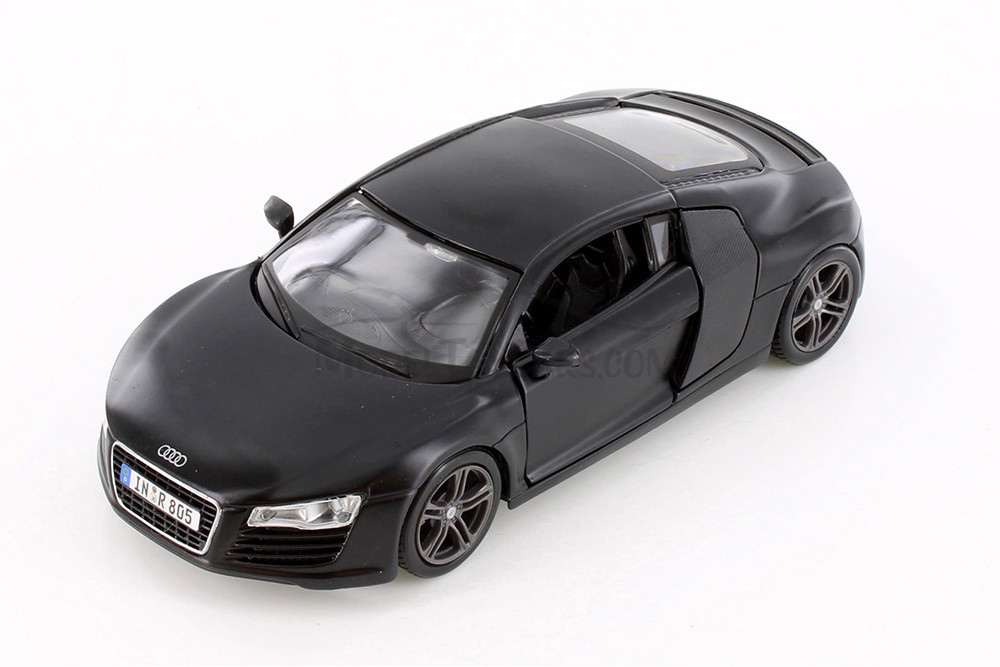 Audi R8 Hard Top, Matte Black - Showcasts 38281BK - 1/24 Scale