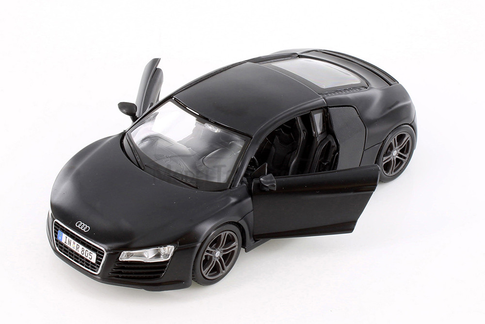 Audi R8 Hard Top, Matte Black - Showcasts 38281BK - 1/24 Scale