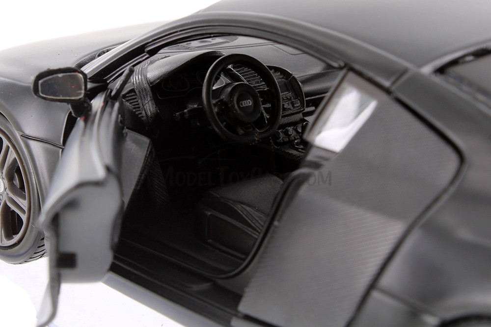 Audi R8 Hard Top, Matte Black - Showcasts 38281BK - 1/24 Scale