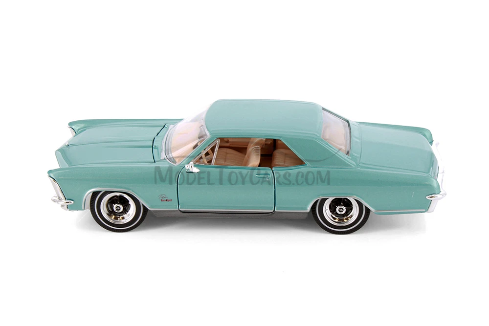 1965 Buick Riviera Hardtop, Blue - Showcasts 31214BU - 1/26 Scale Diecast Model Toy Car